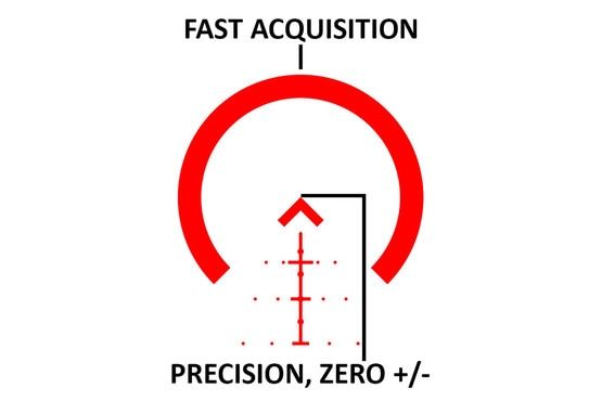 Primary Arms 1-6x24mm Rifle scope with ACSS Raptor 7.62 first focal plane reticle for fast acquisition and precision